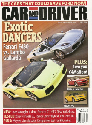 CAR & DRIVER 2006 JUNE - HENNESSEY MAGNUM SRT500
